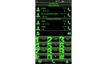 Theme Dusk Green for RocketDial for Android - Download the APK from Habererciyes